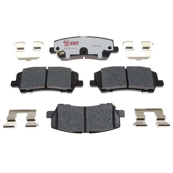 R/M Brakes BRAKE PADS OEM OE Replacement Hybrid Technology With Hardware EHT1793AH - main